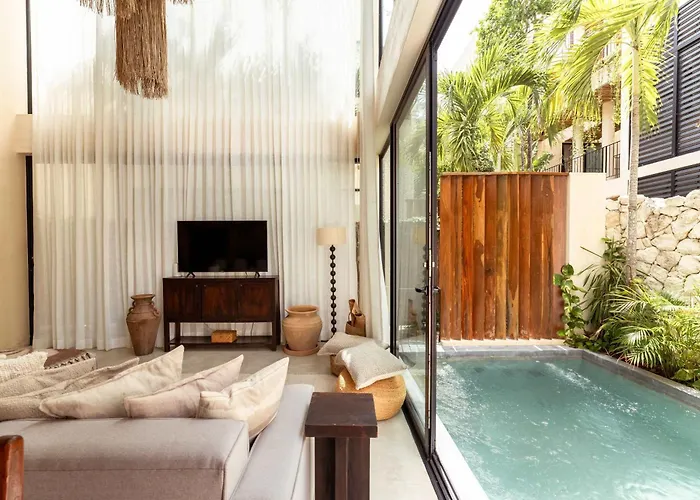 Chic 3br - 2 Pools With Rooftop Pool Modern Boho Design Villa Tulum