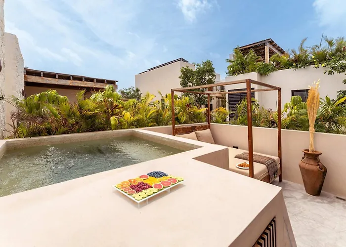 Chic 3br - 2 Pools With Rooftop Pool Modern Boho Design * Tulum