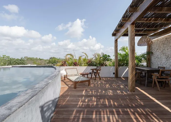 Villa Chic 3br - 2 Pools With Rooftop Pool Modern Boho Design Tulum