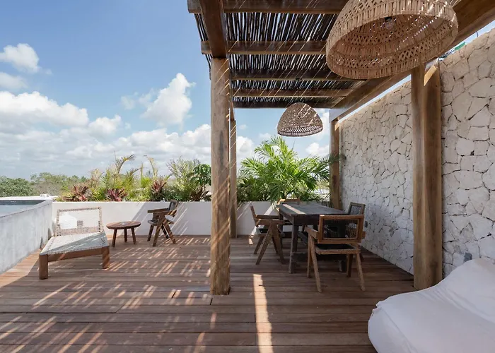 Villa Chic 3br - 2 Pools With Rooftop Pool Modern Boho Design Tulum