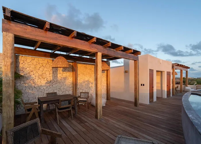 Chic 3br - 2 Pools With Rooftop Pool Modern Boho Design Villa Tulum